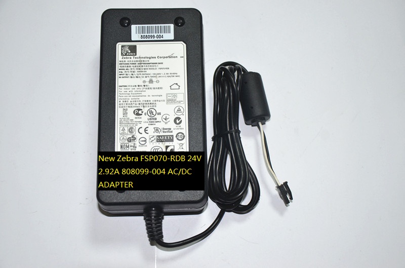 New Zebra 24V 2.92A AC/DC ADAPTER 808099-004 FSP070-RDB POWER SUPPLY